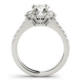 Engagement Rings Halo Round - TN50885-E